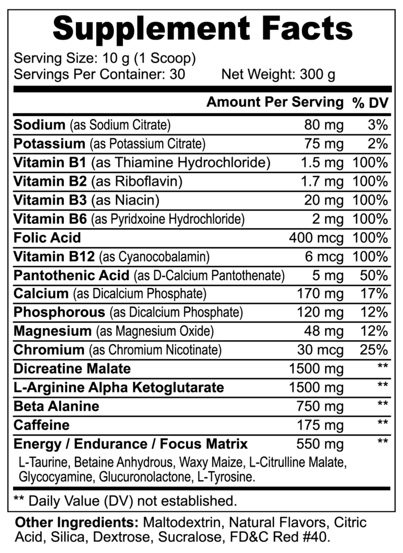 Macros X Nutrition Pre-Workout - Image 5